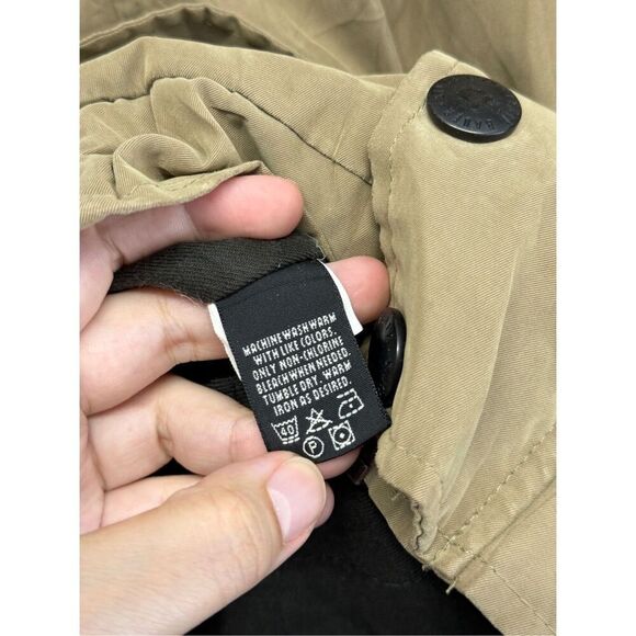 Eddie Bauer Jacket Size Tall Large Insulated Bomber Leather Collar Outdoors VTG‎ - Picture 8 of 8